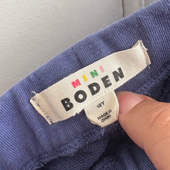 Mini Boden Drawstring Waist Shorts with Pom-Pom Trim 12Y - Picture 5 of 7